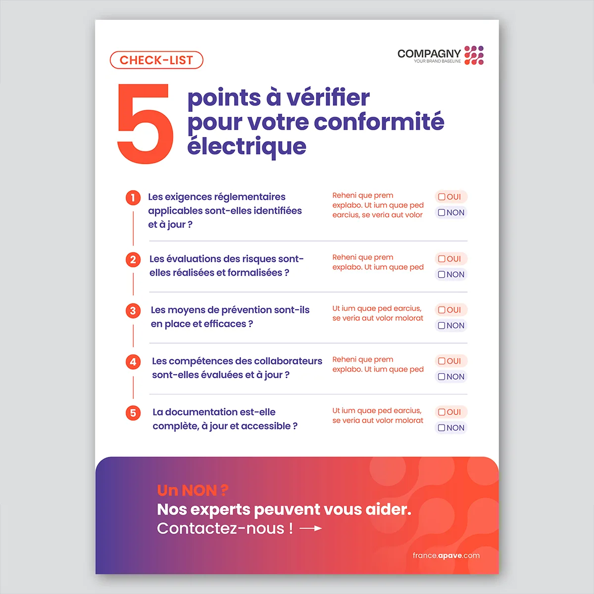 Modèle Canva B2B checklist infographie LinkedIn