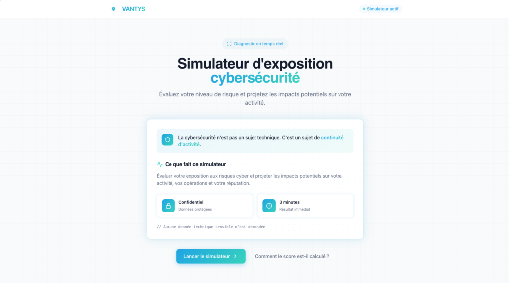 Preview simulateur interactif B2B
