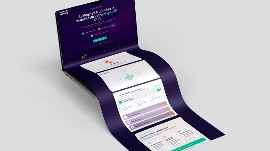 Lead magnet interactif, réalisation Nova